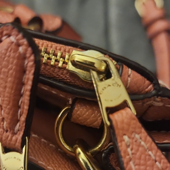 Coach Brown Leather Crossbody Bag - Picture 8 of 8